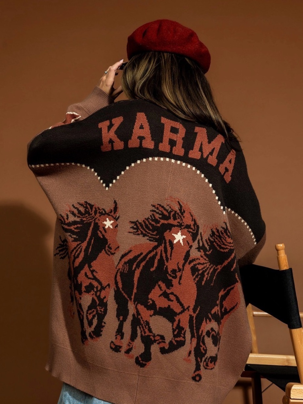 Dressed In Lala Untamed Wild Mustang Cardigan